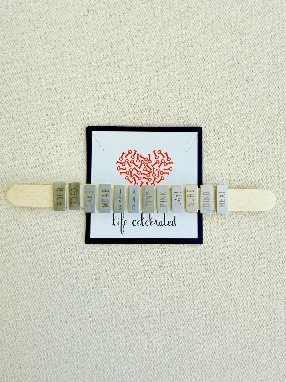 *Engraved Charm* KEEP COLLECTIVE Retired Statement Piece $10 Each Silver